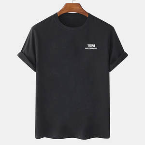 Camisetas de Hombre de Alta Calidad, Logotipo Personalizado, Manga Corta, Tela de Algodón, Precio al por Mayor - Product Image 1