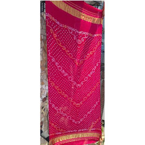 New Arrival Modal Silk Bandhej <b>Dupatta</b> Best Seller Modal Silk Fancy <b>Dupatta</b> At Bulk Price By Manufacturer - Product Image 1