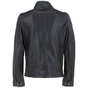 Veste en cuir pour homme Urban Wear, conçue à partir d'une surface en cuir de qualité qui allie utilité pratique et style moderne. - Product Image 3