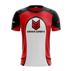 Camiseta de entrenamiento de talla grande para hombre ODM/OEM de alta calidad, camiseta de sublimación de concurso de manga corta para equipo personalizable de deportes electrónicos - Product Image 6