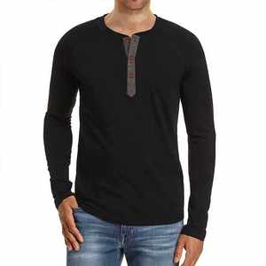 Henley Longsleeve <b>Men</b> Waffle Henley <b>Shirt</b> Sustainable <b>Thermal</b> <b>Men's</b> Henley Tee Cotton Waffle Knit <b>Shirt</b> - Product Image 2