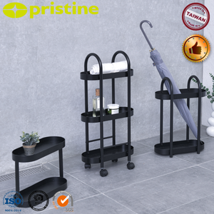 Carro de almacenamiento rodante delgado de <span class=keywords><strong>3</strong></span> niveles para el hogar - Product Image 2