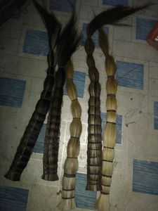 ผมต่อหางม้าทำด้วยมือขนหางม้าเส้นเดียวทำจาก100% มีสีธรรมชาติ - Product Image 4