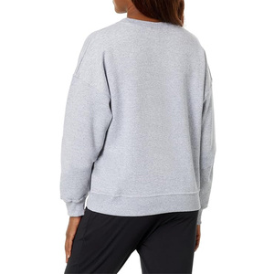 Sudadera con Capucha para Mujer, Corte Regular, Diseño Sólido, Algodón Lavado con Ácido, Felpa Transpirable, Venta al Por Mayor Personalizada - Product Image 4