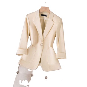 Nouvel arrivage pardessus croisé unisexe coupe ajustée costume décontracté Blazer à carreaux costume formel vestes de bureau d'affaires 2026 - Product Image 3