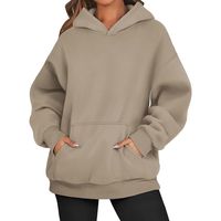 EMPIRE TREND WEARS 2025 – Sweat à capuche décontracté oversize pour femme, couleur personnalisée, en polaire lavée anti-boulochage, idéal pour l'hiver – Meilleures ventes