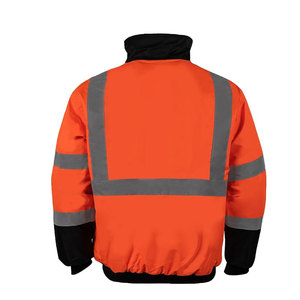 2025 mejor precio Hi Vis reflectante chaqueta de seguridad vial hombres transpirable Hi Vis chaqueta de seguridad en Pakistán trabajo al aire libre chaqueta M - Product Image 2