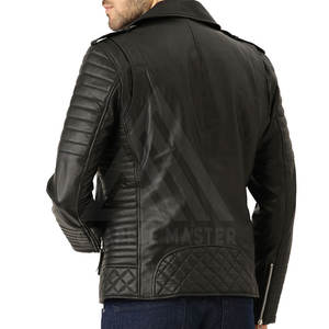 Veste en cuir véritable, style urbain, hiver, cuir de vache, vente directe d'usine, nouvelle mode, coupe ajustée, homme, imperméable, coupe-vent, 2024 - Product Image 2