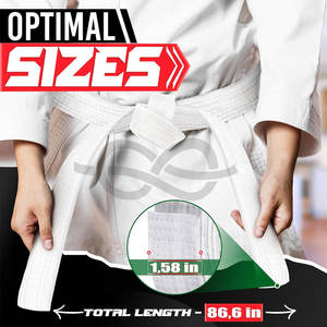 Ceintures d'arts martiaux à motifs populaires unisexes de haute qualité sac à dos de gymnastique d'entraînement de karaté personnalisable OEM couleur martial pour adultes - Product Image 6