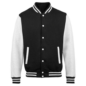 Haute qualité hiver chaud coupe-vent laine veste université Baseball brodé tigre graphique varsity veste pour homme - Product Image 1