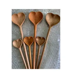 Produttore 16*4Cm eco-friendly piccolo cucchiaio di bambù/forchette in legno/Mini cucchiaio di bambù in legno