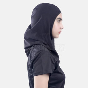 Bufanda deportiva de la mejor calidad hecha a medida, hiyab diario hecho en Pakistán de poliéster de color sólido para mujer - Product Image 1