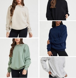 Sweat-shirt surdimensionné imprimé personnalisé Fourniture directe Sweats à capuche pour femmes Sweats à capuche avec logo personnalisé Sweatshirts pour femmes en coton biologique - Product Image 6