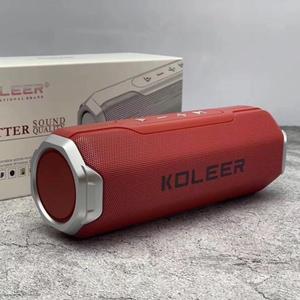 Altavoz Bluetooth portátil Koleer, rojo S218, batería recargable inalámbrica, sonido de rango completo para teléfono móvil, uso en exteriores - Product Image 4