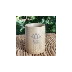 BULK PRICE CUSTOMIZED <b>BAMBOO</b> <b>CUP</b> ECO DRINKING <b>CUP</b> ENGRAVE LOGO for GIFTED FROM BLUE LOTUS VIET NAM 2024 - Product Image 1