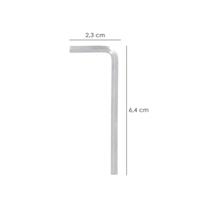 Chiave Allen Standard in Acciaio Cromo Vanadio Professionale 3,5 mm. - Product Image 2