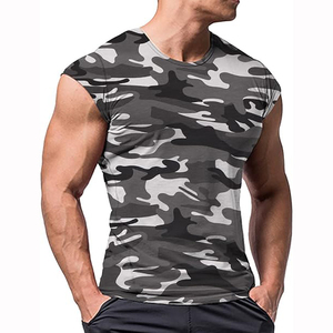 Men's Casual Sports T-Shirt 95% Polyester 5% Spandex Gym <b>Short</b>-<b>Sleeved</b> <b>Sweatshirt</b> Soft Fitness Wear - Product Image 6