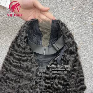 Perruque bouclée birmane en dentelle HD, cheveux naturels raides, qualité supérieure, cheveux vietnamiens bruts, produit très vendu, cuticules alignées - Product Image 1