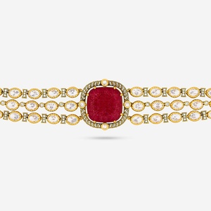 Kundan Wedding <b>Necklace</b> Elegant & Dazzling - Product Image 4