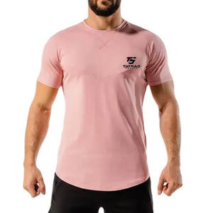 Nouvelle collection tendance, t-shirts musculaires de haute qualité 100% coton, séchage rapide, respirant, fabriqués au Pakistan, prix bas pour hommes - Product Image 1