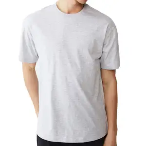 Blanco Katoenen Street Wear Tshirt Oversized Drop Shoulder T-Shirt Op Maat Hoge Kwaliteit Afdrukken Zwaar Gewicht T-Shirt Voor Mannen