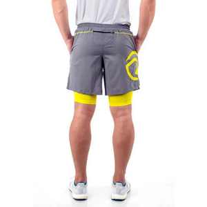 Pantalones cortos de gimnasio de primera calidad para hombre, 2 en 1, poliéster, 5 pulgadas, secado rápido, pantalones cortos de compresión para exteriores para hombre, pantalones cortos de gimnasio ajustados para correr para hombre - Product Image 3
