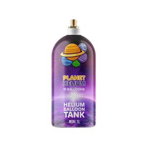 Planeta de helio hecho en Europa 1L Mini cilindros de gas de helio de acero desechables 166,6 BAR Estándar de calidad de alta presión en todo el mundo - Product Image 4