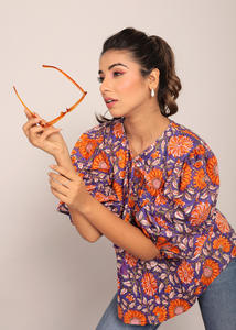 Nuevas llegadas Top sin mangas con cuello Halter de verano Multicolor Floral Algodón Ajuste relajado Casual Top básico Estilo dulce-Venta al por mayor - Product Image 2