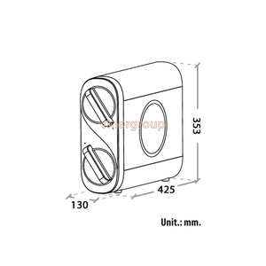 RO800 PLUS ósmosis inversa de flujo directo 100lt./h. con grifo electrónico, con regulador de TDS - Product Image 4