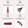 เครื่องหนีบผมตรง Silk Pro Iron Radiant Professional ขนาด 28 มม. แบบไฟฟ้า พร้อมฟังก์ชั่นประจุลบ แผ่น MCH รับทำโลโก้ สีแดง รุ่น LM-125R - Product Image 5