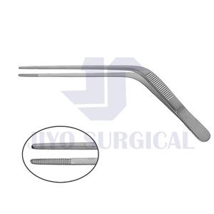 Fórceps para vendaje de orejas Wilde, instrumentos quirúrgicos ENT, fórceps de mandíbula dentada curvada de acero inoxidable para procedimientos de Otología - Product Image 2