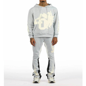 Ensemble de survêtement de jogging pour homme, ensemble d'entraînement sportif athlétique, tenue décontractée confortable pour la salle de sport, la course à pied et le fitness pour homme - Product Image 2