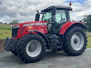 Tractor Agrícola Usado Massey Ferguson 7722S 4WD 2023, Tractor de Ruedas Agrícolas, Máquina de Trabajo de Campo con Neumáticos Grandes - Product Image 2