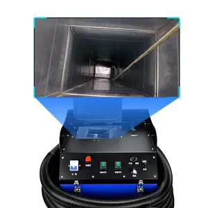 KT836 klima kanalı boru temizleme makinesi toz temizleme ekipmanı hava kanalı temizleme makinesi