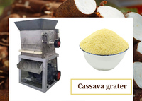 Ligne de traitement du Gari de la plus petite capacité 1 TPD, machine de production de Gari jaune, équipement de traitement du manioc pour la fabrication de Gari