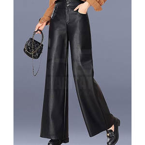 Pantalones de Cuero Elegantes para Mujer, Material de Cuero Premium, Duraderos y Transpirables, Pantalones de Cuero con Estilo para Mujer - Product Image 2