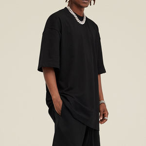 Camiseta de algodón personalizada para hombre, camiseta Premium 300 Gsm, Camiseta de algodón de peso pesado para hombre - Product Image 1