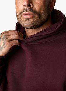 <b>Fleece</b> Oversized Hoodie Regular Fit Solid Blank Men's Unisex Tracksuit 2-in-1 Breathable Eco-Friendly 100% Polyester Wholesale - Product Image 4