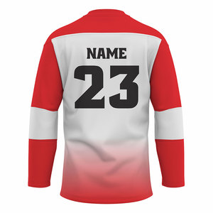Concevez votre propre logo maillot de hockey sur glace maillot de hockey sur glace de haute qualité 100% polyester respirant fabriqué au Pakistan prix bon marché - Product Image 4