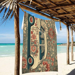 Offre Spéciale Logo personnalisé imprimé 100% coton serviettes de plage bonne qualité et respectueux de l'environnement prix bon marché pour une utilisation estivale - Product Image 5