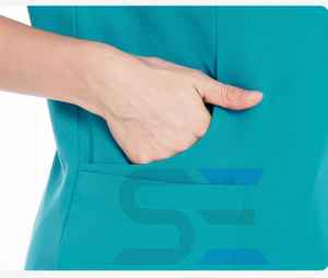 2024 Hot Sale Scrubs Uniforms <b>Fabric</b> Cotton Twill in 65% Cotton 35% Polyester Spandex Custom Color Medical Scrubs Uniforms - Product Image 5