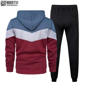 Pantalones de chándal con capucha unisex, conjuntos para correr, figura de estrella, chándales ecológicos de 2 piezas para empresas con pantalones Cargo para invierno - Product Image 3