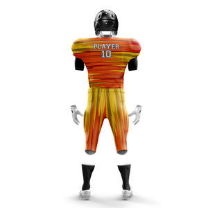 Gran oferta, Conjunto de camiseta de fútbol americano con logotipo personalizado, uniformes transpirables, Unisex, adultos, precio bajo, manga corta, nombre, número Plus - Product Image 3