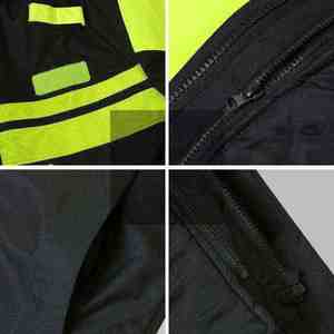 Chaqueta de Seguridad Reflectante de Alta Visibilidad para Trabajo, Invierno, Impresión de Logotipo Personalizado, 100% Poliéster, Talla Personalizada, Halex International HI-5732 - Product Image 3