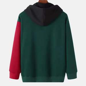 Estilo de invierno de alta calidad Unisex Regular Fit impermeable Fleece Pullover Hoodie Heavyweight Plain Dyed Pocket Men's Custom - Product Image 2