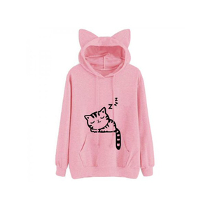 Sudadera con capucha para mujer Sudadera elegante de longitud corta con capucha y mangas largas para Athleisure y trajes Casuales - Product Image 4