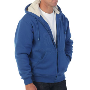 Durable And Comfortable Winter Clothing For Daily Use Sherpa Lined Hoodie Warm Soft Fabric Design Stylish Outdoor Wear - Product Image 3