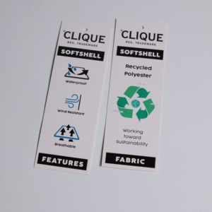 Etiqueta de mano de ropa de lujo, etiquetas colgantes con logotipo personalizado, etiqueta colgante de ropa de Papel Sostenible para ropa, Fabricante Mayorista - Product Image 1
