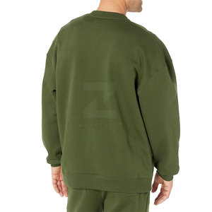 Sudaderas de hombre mezcladas de algodón básico de etiqueta privada-Estilo casual de invierno transpirable de alta calidad con logotipo personalizado - Product Image 4