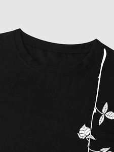 Camiseta de algodón 100% para hombre, estilo holgado, informal, uso diario, manga corta, suave y transpirable - Product Image 4